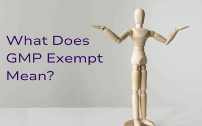 What Does GMP-Exempt Mean?